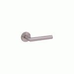 BÉQUILLE DOUBLE SUR ROSACE JADE SLIM INOX POLI BEC DE CANE DIAMÈTRE 19MM SL02 - HERACLES - B-INOX-SL02