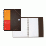 CAHIER SPIRALE OXFORD INTERNATIONAL MEETINGBOOK 24 X 32 CM - PETITS CARREAUX - 160 PAGES