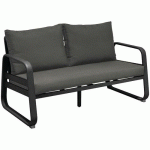 CANAPÉ TONIO 2 PLACES - GRAPHITE - PROLOISIRS