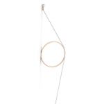 FLOS WIRERING APPLIQUE LED BLANCHE, ANNEAU ROSE
