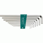 JEU DE CLÉS MÂLES COUDÉES - EMPREINTE 6 PANS - 10765/9 STAHLWILLE