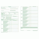 LIASSE ''ÉTAT DES LIEUX D'ENTRÉE ET SORTIE'' TOUS CONTRATS - PAPIER TRIPLI AUTOCOPIANT - LOT DE 5