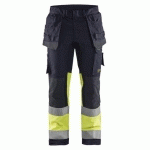 PANTALON DE TRAVAIL MULTINORMES INHÉRENT STRETCH FLUORESCENT TAILLE 48 - BLAKLADER