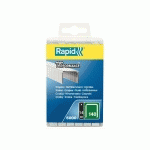 AGRAFES EN FIL PLAT N° 140 14MM BOÎTE DE 5000 - RAPID - 40303092