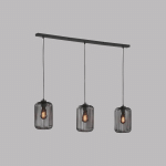 SCHÖNER WOHNEN CAGE SUSPENSION, À 3 LAMPES