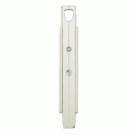 VERROUS À POT TYPE 460 - ALUMINIUM - FINITION ARGENT -175 ARGENTA