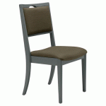 CHAISE GINKGO TERRE - STRUCTURE HÊTRE ANTHRACITE - SUNSET CREATION