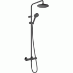 COLONNE DE DOUCHE THERMOSTATIQUE SHOWERPIPE VERNIS BLEND 200 - NOIRE MATE HANSGROHE