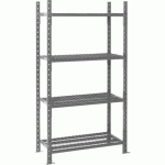 COMBI-PLUS - KIT DÉPART 4 NIVEAUX - GRILLAGÉ - 2000X1260X800MM - MANORGA