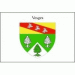 DRAPEAU VOSGES : DIMENSIONS - 50 X 75 CM