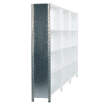 ECHELLE TÔLÉE DE RAYONNAGE GALVATOP H.1000 X P.400 MM