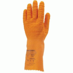 GANTS DE MANUTENTION EUROSTRONG 3820 LATEX CRÉPÉ 34 CM - ORANGE - 8 - COVERGUARD
