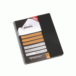 LOT DE 5 - CAHIER SPIRALE RHODIACTIVE NOTEBOOK A4 23 X 30 CM - PETITS CARREAUX - 160 PAGES