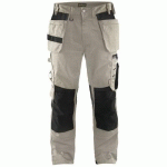 PANTALON DE TRAVAIL ARTISAN BEIGE/NOIR TAILLE 46L - BLAKLADER