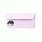 PAQUET DE 20 ENVELOPPES POLLEN 110X220MM 120G/M² - LILAS - LOT DE 4