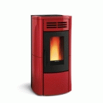 POÊLE À GRANULÉS ÉTANCHE - 12,1KW - RÉSERV 29KG- BORDEAUX - TERRY PLUS LA NORDICA EXTRAFLAME