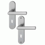POIGNÉES HAMBOURG - 165 MM - CLÉ L - INOX HOPPE
