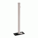 POTELET RABATTABLE SOLIBLOC Ø 76 MM AGORA - GRIS 7044 - PROCITY