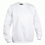 SWEAT COL ROND BLANC TAILLE XL - BLAKLADER