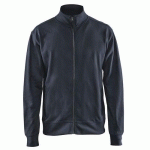 SWEAT ZIPPÉ MARINE FONCÉ TAILLE 4XL - BLAKLADER