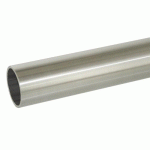 MAIN COURANTE RONDE EN INOX 316 – DIAMÈTRE 42,4 MM – LONGUEUR 3 M - FINITION NOIR ANTHRACITE DARK DESIGN PRODUCTION