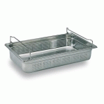 BOURGEAT - BAC PERFORÉ AVEC ANSE PANIER INOX GN 1/1 200 MM - 741520