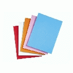 CHEMISE STANDARD 210 G EXACOMPTA 24 X 32 CM COULEURS ASSORTIES - PAQUET DE 100