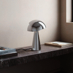 DFTP BY NORDLUX LAMPE À POSER ALIGN, ABAT-JOUR INCLINABLE, CHROMÉE