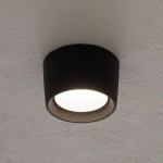 FUMAGALLI DOWNLIGHT LIVIA Ø 16 CM NOIR/GIVRÉ RÉSINE SYNTHÉTIQUE GX53 CCT
