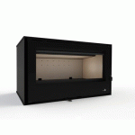 INSERT À BOIS 9 KW - AVEC VENTILATION ET CADRE 4L - C-895 AVEIRO TERMOFOC