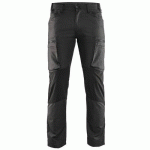 PANTALON DE TRAVAIL SERVICES STRETCH GRIS FONCÉ/NOIR TAILLE 50C - BLAKLADER
