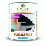 PEINTURE ESCALIER ET SOL EN BOIS SUBLIM BOIS - BLANC 1 LITRE MAULER