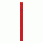 POTELET AMOVIBLE PRIMABLOC 3 CLÉS ID.BOULE - ZINC ROUGE 3020 - PROCITY