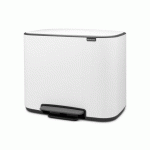 POUBELLE À PÉDALE BO 36L - BLANC