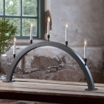 STAR TRADING LAMPE DÉCO FENÊTRE STORM 5 LAMPES 59CM GRIS FONCÉ