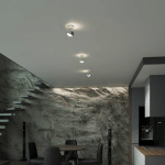 TOP LIGHT PUK! 80 TURN UP/DOWNLIGHT, MATE, CHROMÉ