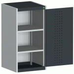 BOTT 1 ARMOIRE CUBIO 1 PORTE PERFORÉE H1000MM - BOTT