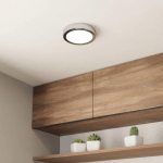 EGLO PLAFONNIER LED FUEVA 5 IP44 3000K CHROME Ø16CM