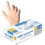 GANTS JETABLES LATEX BERNARD TAILLE 7, BOITE DE 100