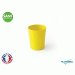 GOBELET UNI 20CL MELAMINE JAUNE