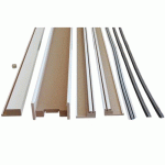 KIT HABILLAGE SPEEDY PORTE SIMPLE À GALANDAGE UNIQUE 95 - BLANC - 1130 À 1230 MM ECLISSE