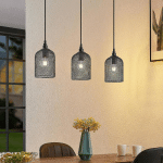 LINDBY DOLCIN SUSPENSION AVEC 3 ABAT-JOUR MESH