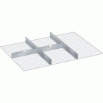 MATÉRIEL DE SUBDIVISION POUR TIROIRS 918X612X200MM - LISTA