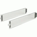 PAROIS LATÉRALES EN VERRE FUMÉ DESIGNSIDE ARCITECH - H 92 MM - L 350 MM HETTICH
