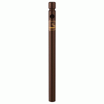 POTELET CENDRIER Ø 76 MM POMMEAU AGGLO - ZINC MARRON 8017 - PROCITY