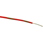 FIL ÉLECTRIQUE RS PRO BS4808 0,5 MM² 20 AWG, 1 KV C.A., PVC VERT/ROUGE, 100M ( PRIX POUR BOBINE DE 100 )