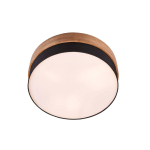 TRIO LIGHTING PLAFONNIER SEASONS BOIS/NOIR Ø 50 CM
