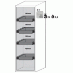 ARMOIRE S-PHOENIX TOUCHLESS-90 S90.196.060.075.FDAO GRIS - ASECOS