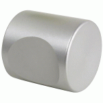 BOUTON ACTUEL D20MM ALUMINIUM ARGENT - VACHETTE - 008164