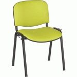 CHAISES CLUNY ACCROCH. PIED NOIR PVC M1 ABSYNTHE